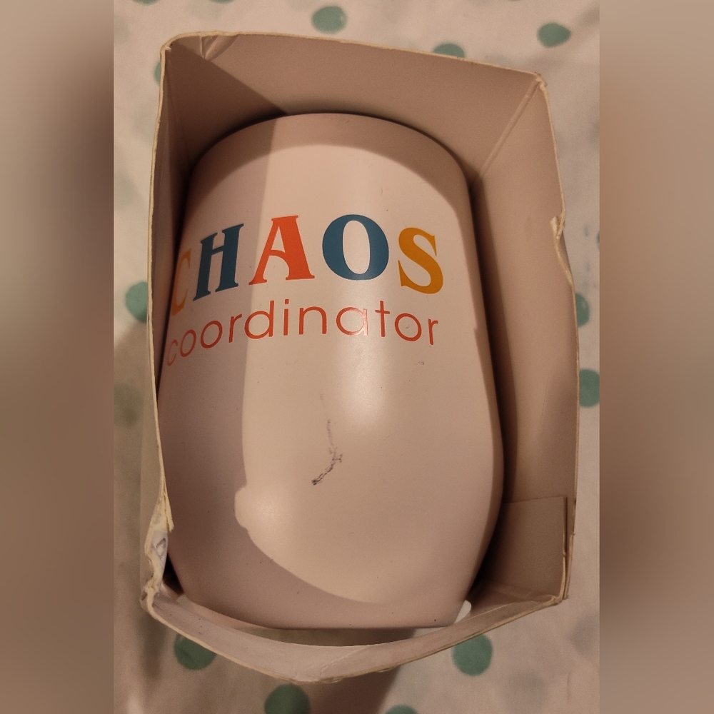 NEW! Chaos Coordinator Wine Tumbler 12oz
